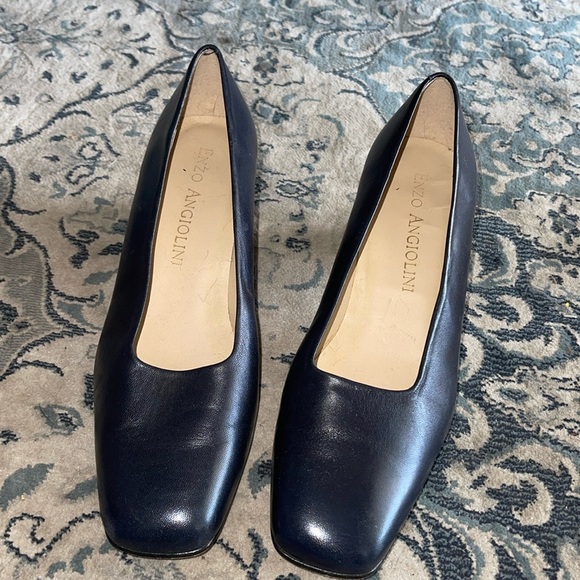 Enzo Angiolini black leather classic heel - Picture 1 of 4